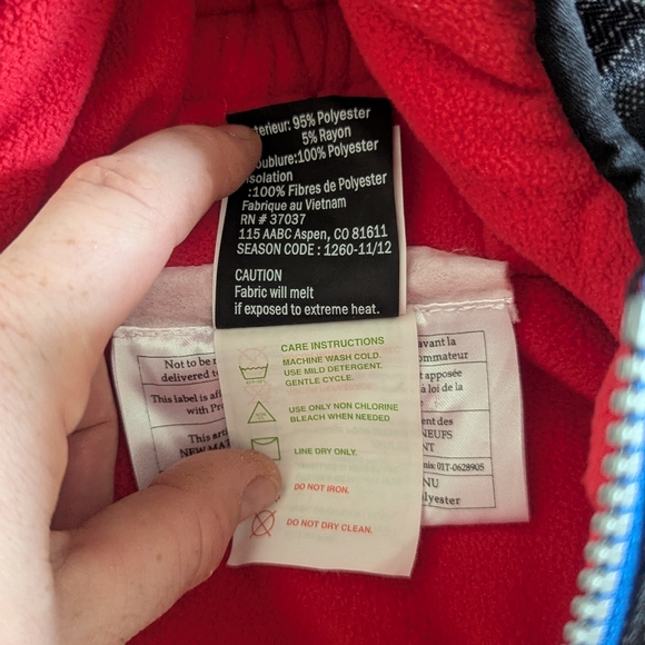 Obermeyer Baby Snowsuit Baby Bunting Size 0-6 Months Winter Warm Soft Thick - Picture 9 of 9